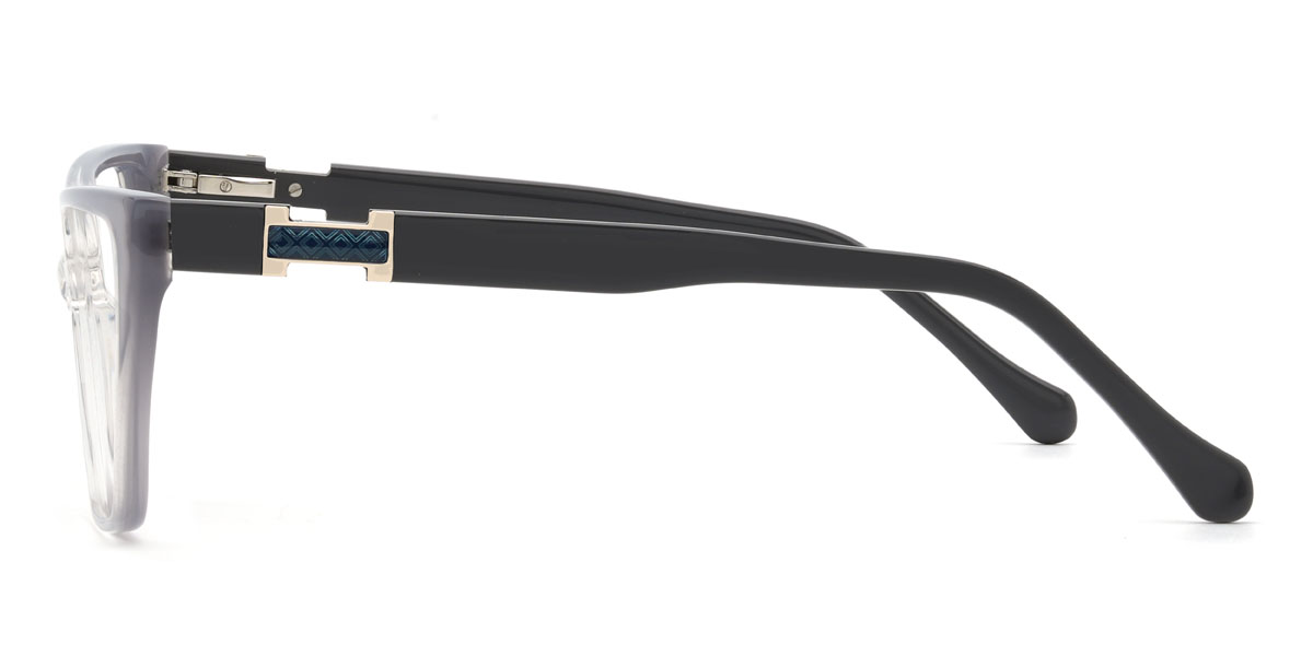 Gradient Grey Zuleika Glasses - Cat Eye Glasses