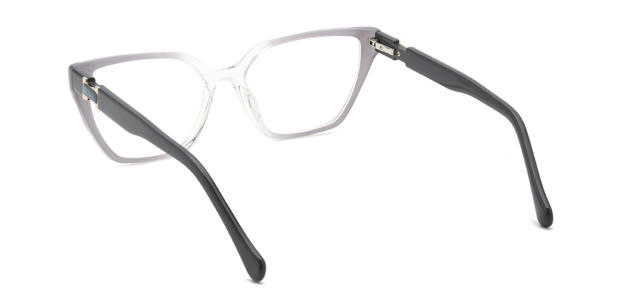 Gradient Grey Zuleika Glasses - Cat Eye Glasses