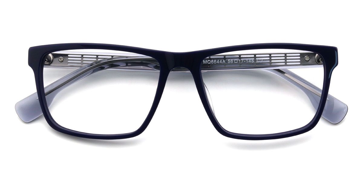Navy Cortney Glasses - Rectangle Glasses
