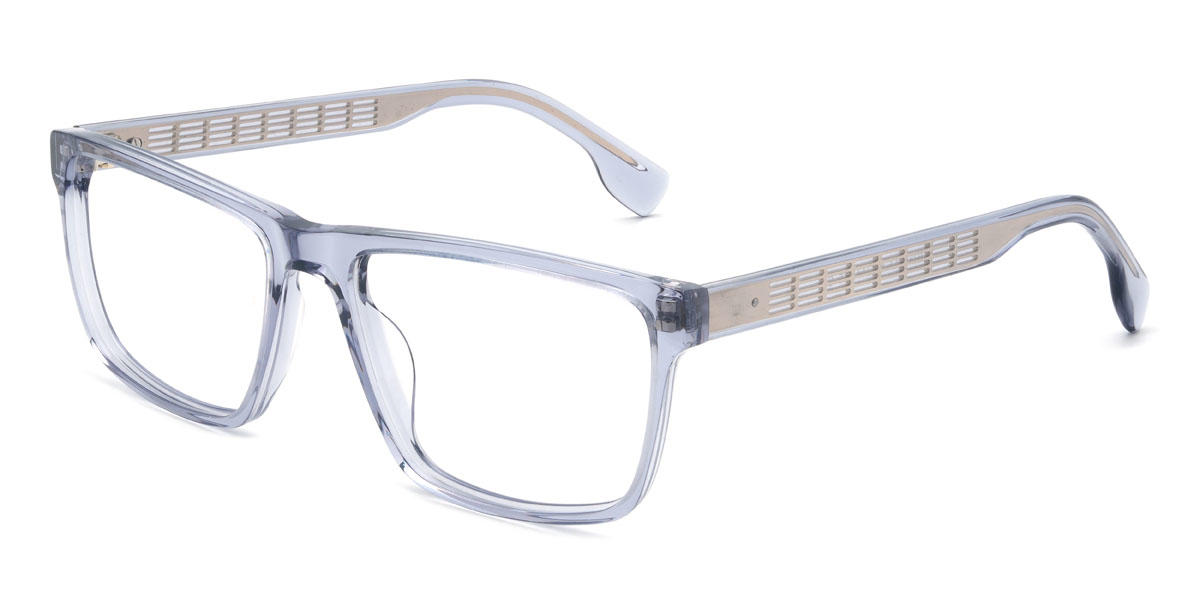 Blue Grey Cortney Glasses - Rectangle Glasses