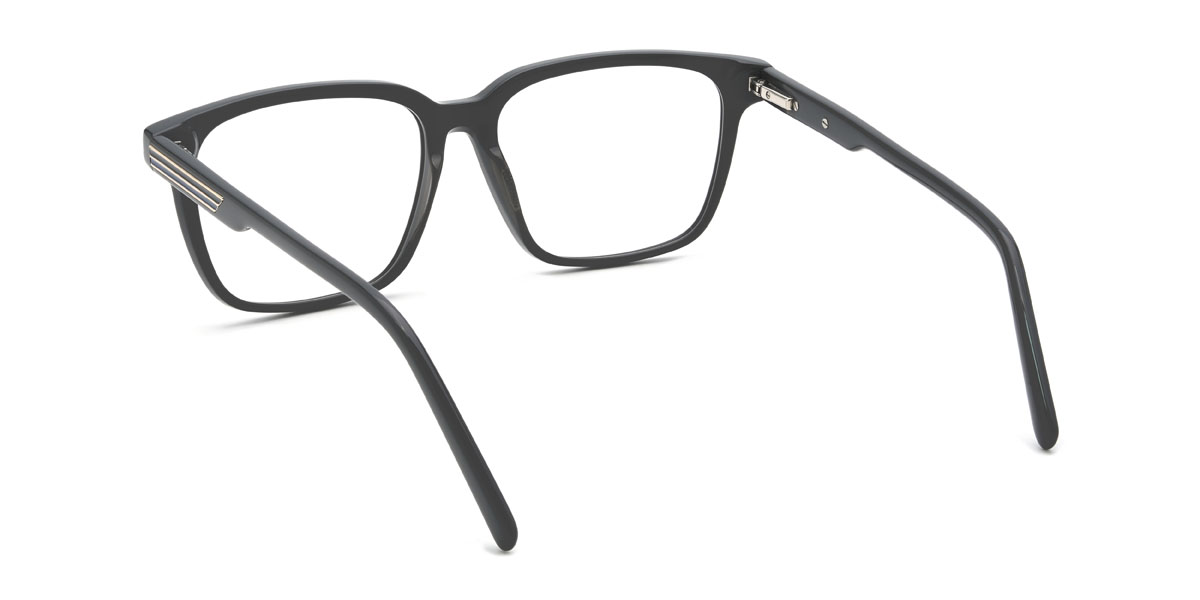 Matt fekete Raimi Szemüveg - Rectangle Glasses