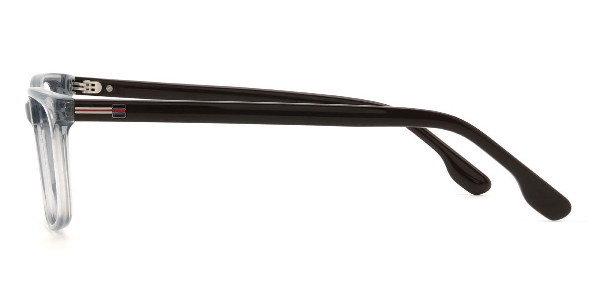 Clear Grey Wakely Glasses - Rectangle Glasses