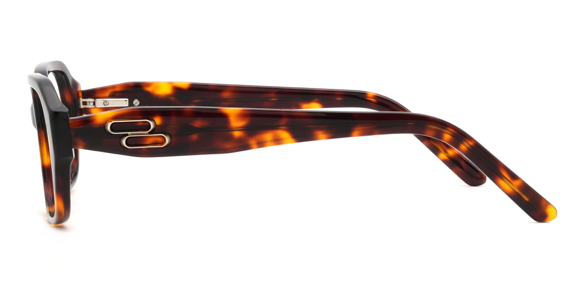 Tortoiseshell Yumiko Glasses - Rectangle Glasses
