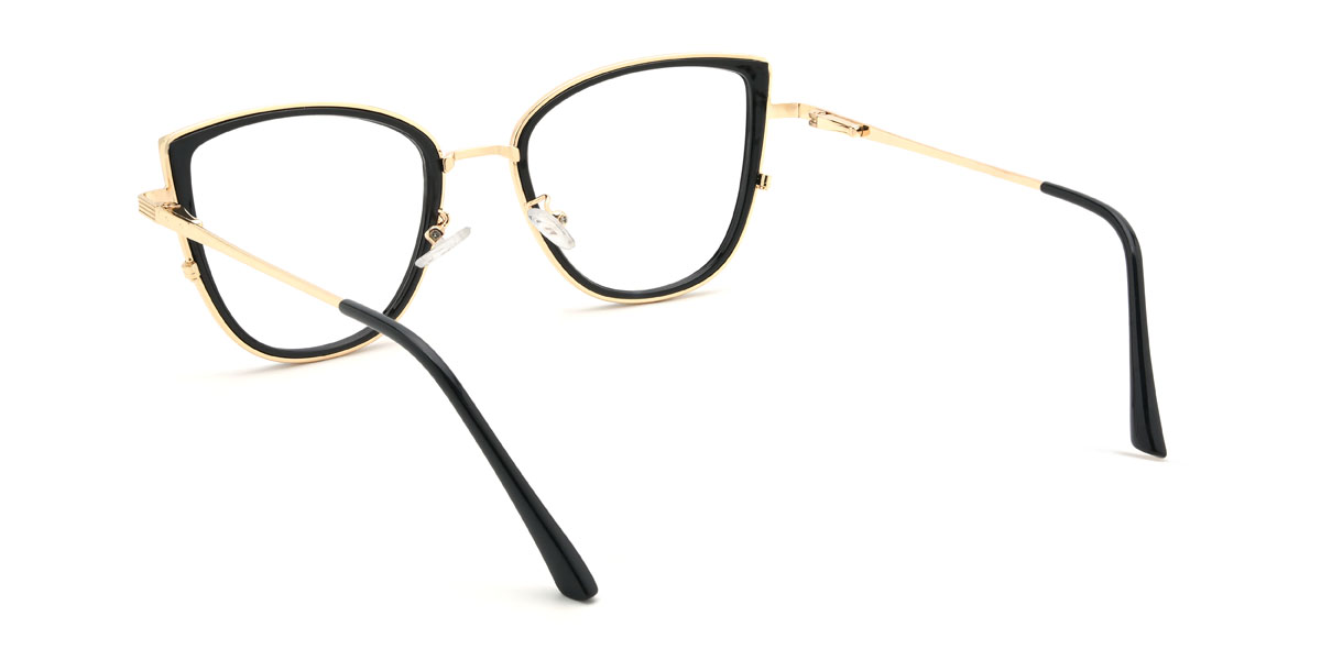 Black Vritika Glasses - Cat Eye Glasses