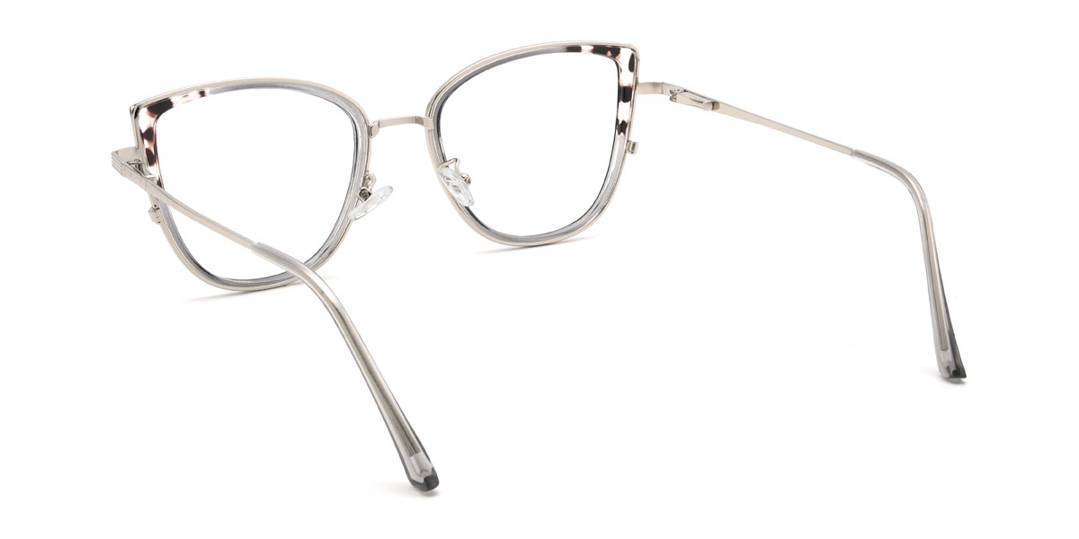 Grey Vritika Glasses - Cat Eye Glasses
