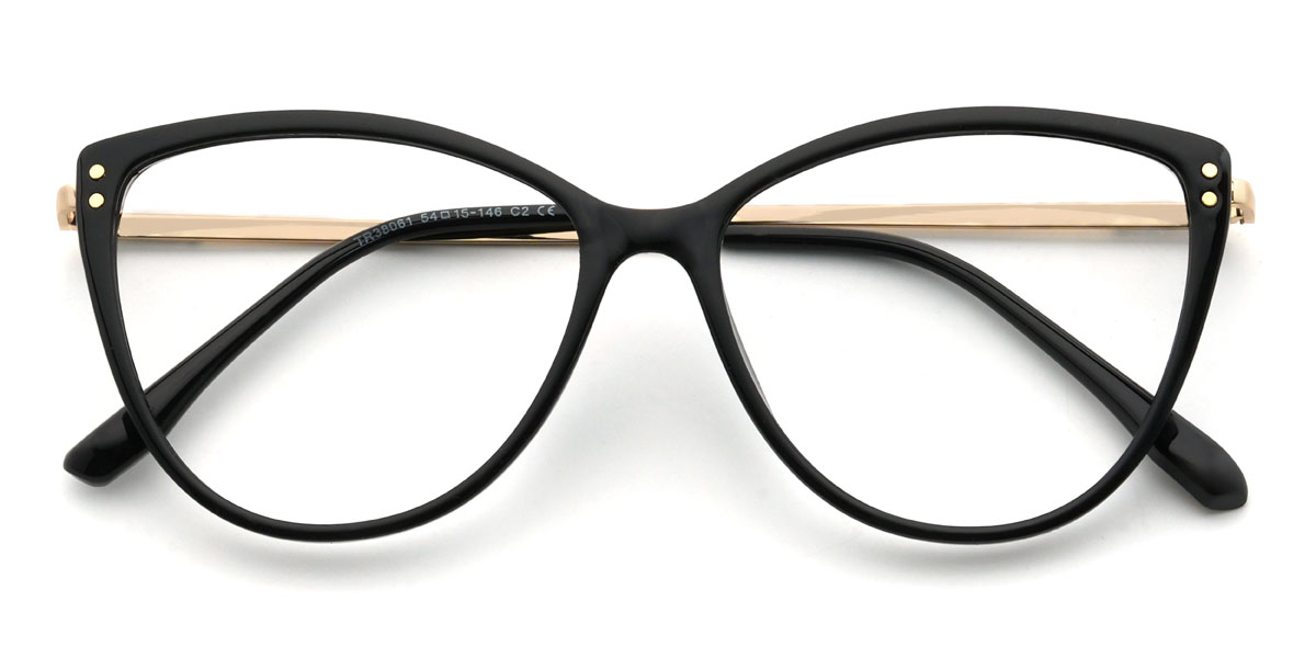 Black Mellisa Glasses - Cat Eye Glasses