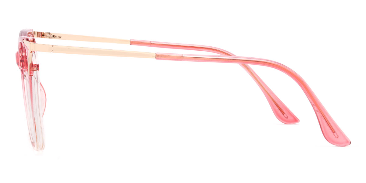 Rojo degradado Shiloh Gafas - Square Glasses