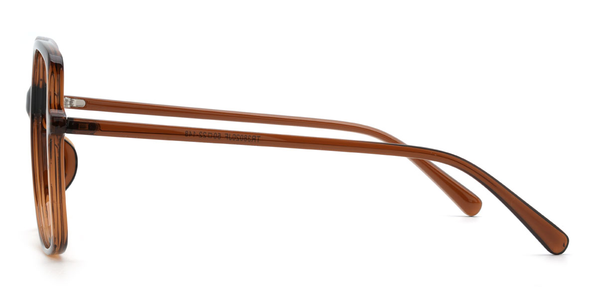 Brown Kausar Glasses - Square Glasses