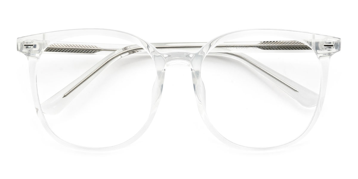 Clear Adebisi Glasses - Oval Glasses
