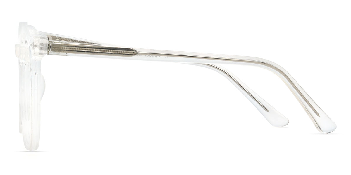 Clear Adebisi Glasses - Oval Glasses