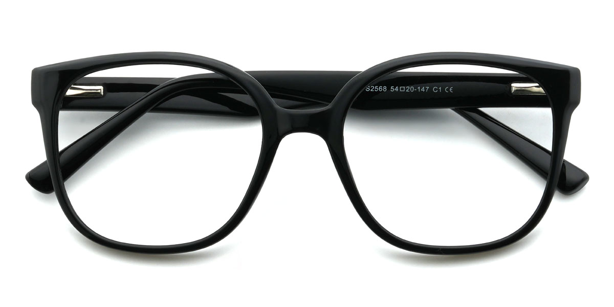 Black Dahlia Glasses - Square Glasses