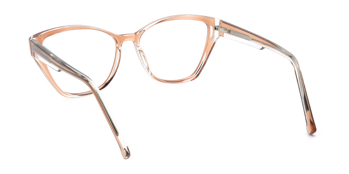 Orange Valeria Glasses - Cat Eye Glasses