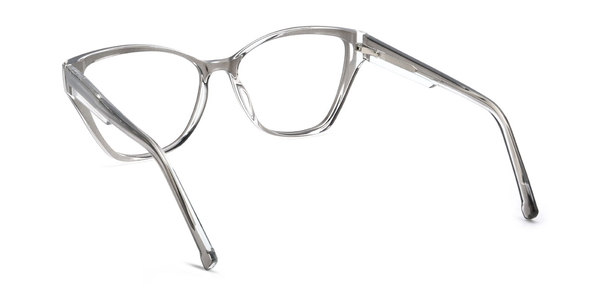Grey Valeria Glasses - Cat Eye Glasses