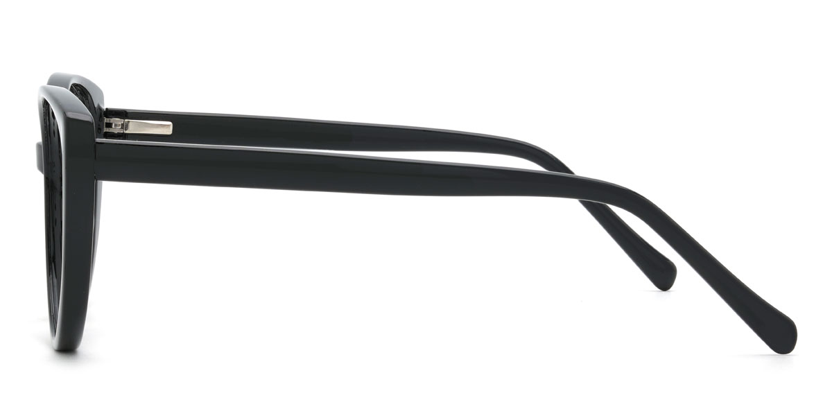Black Mila Glasses - Oval Glasses