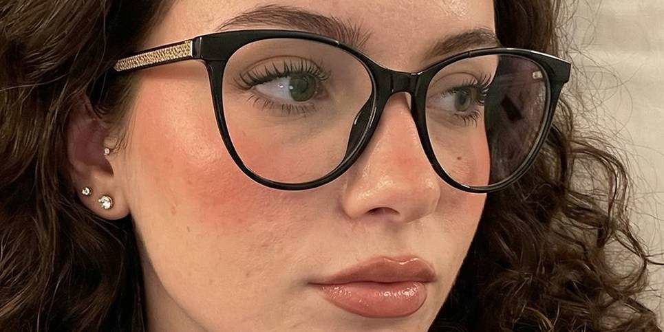 Negro Elizaveta Gafas - Oval Glasses