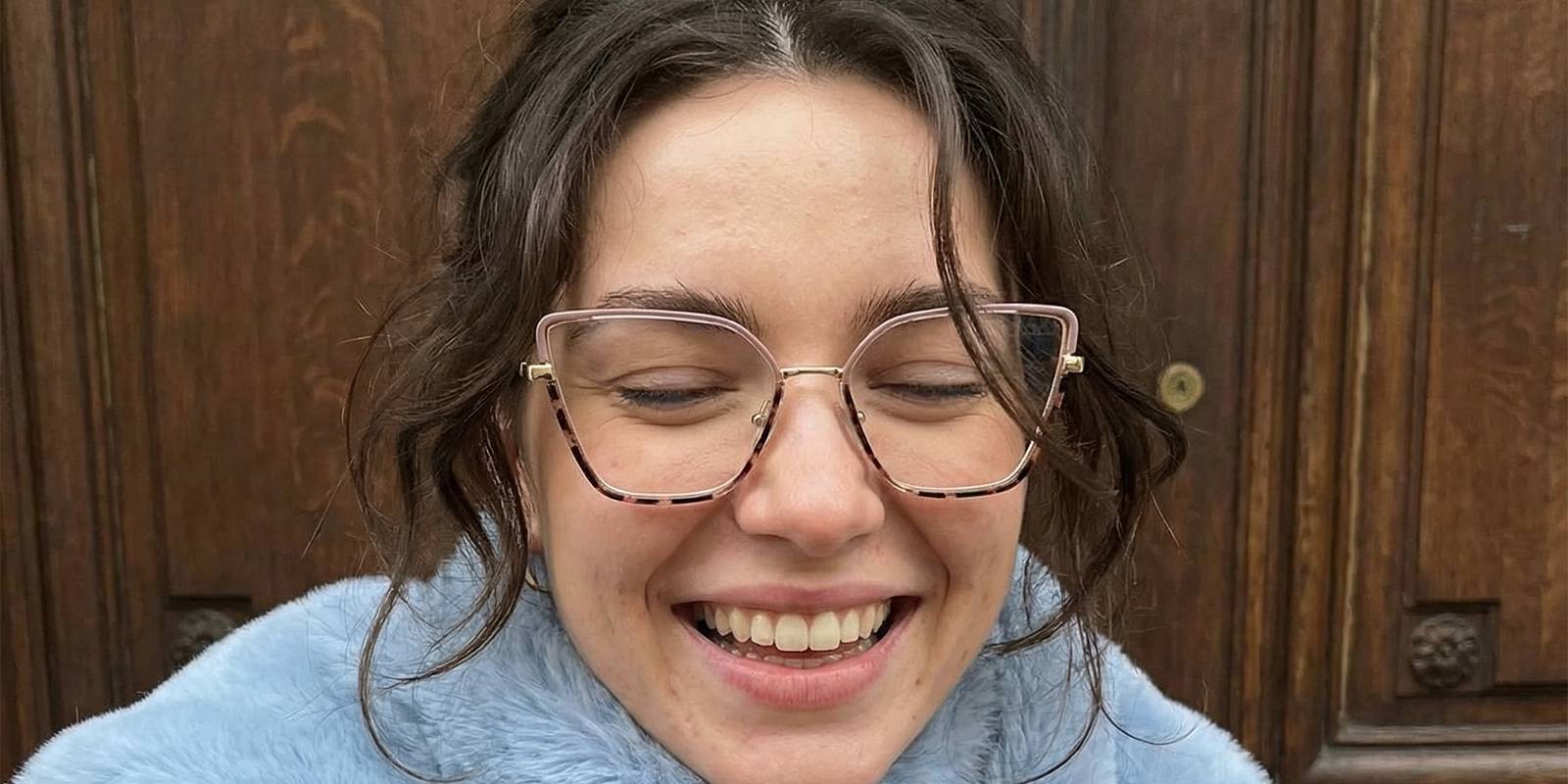 Cameo Brown Tortoiseshell Louisa Glasses - Cat Eye Glasses