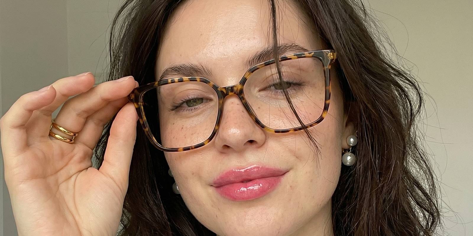 Yellow Tortoiseshell Anastasia Glasses - Square Glasses