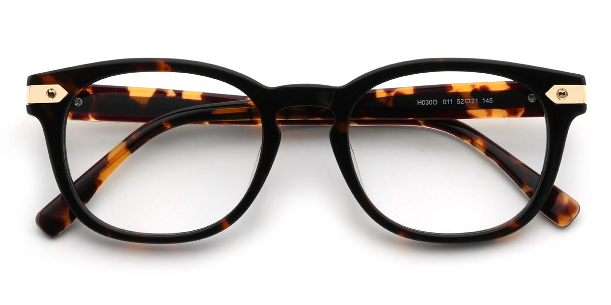 Tortoiseshell Mckenna Glasses - Oval Glasses