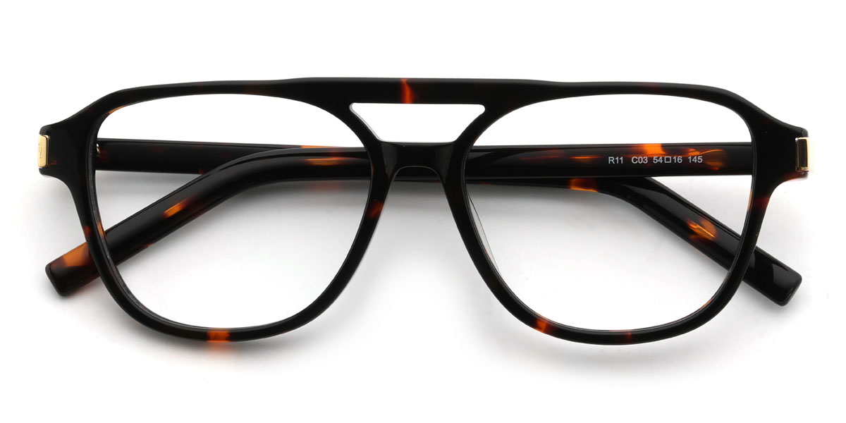 Tortoiseshell Sterling Glasses - Aviator Glasses