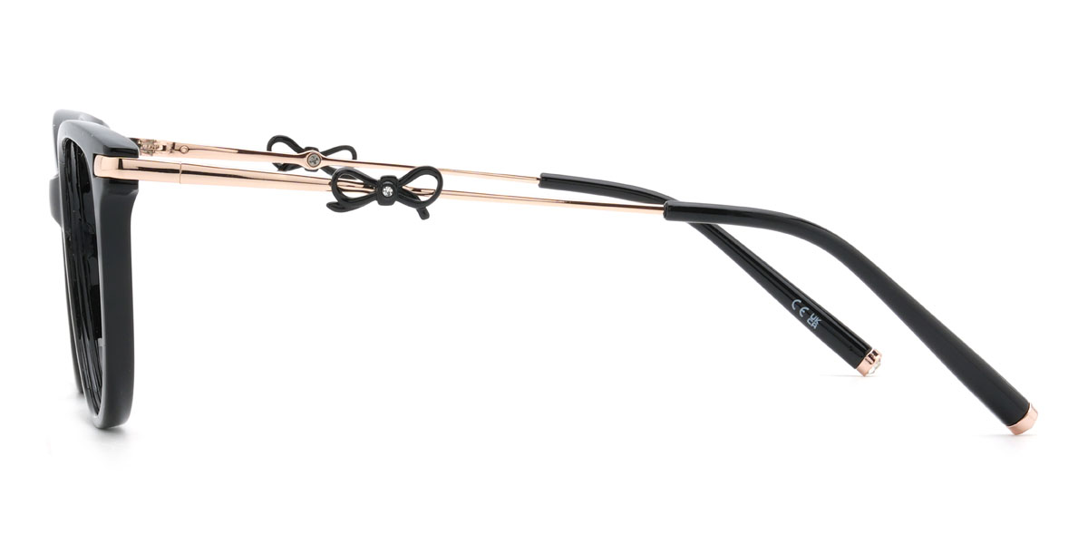 Black Diana Glasses - Cat Eye Glasses