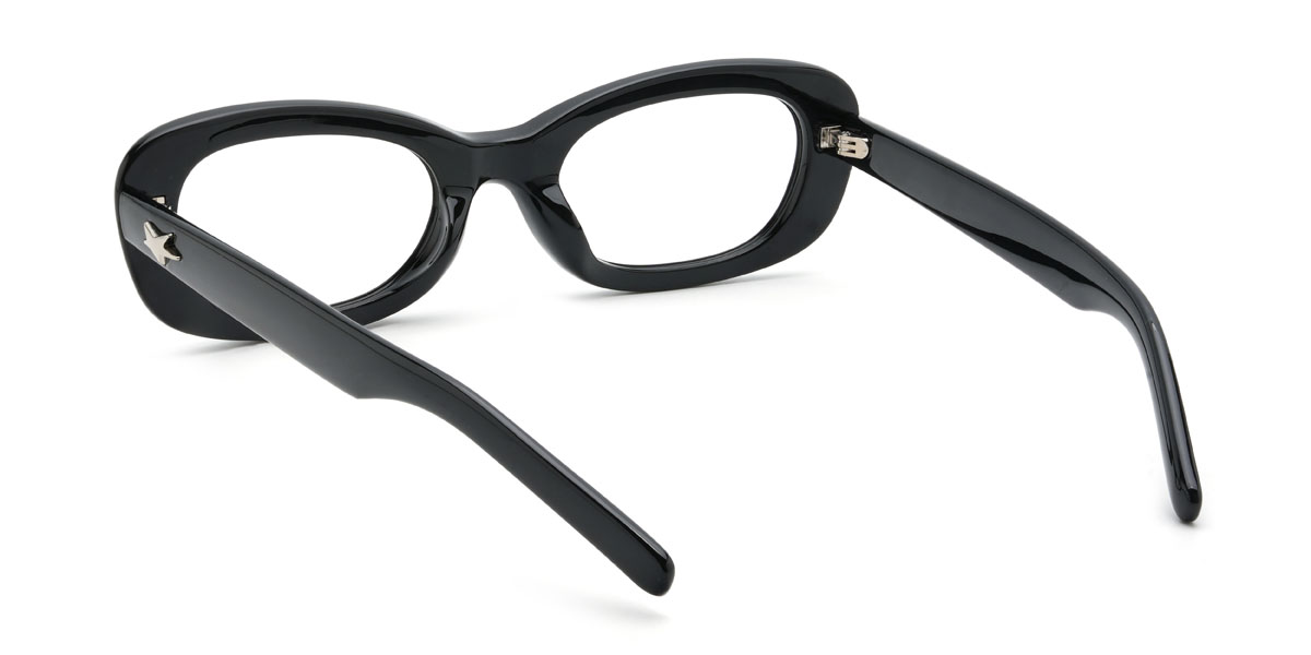 Black Collins Glasses - Rectangle Glasses