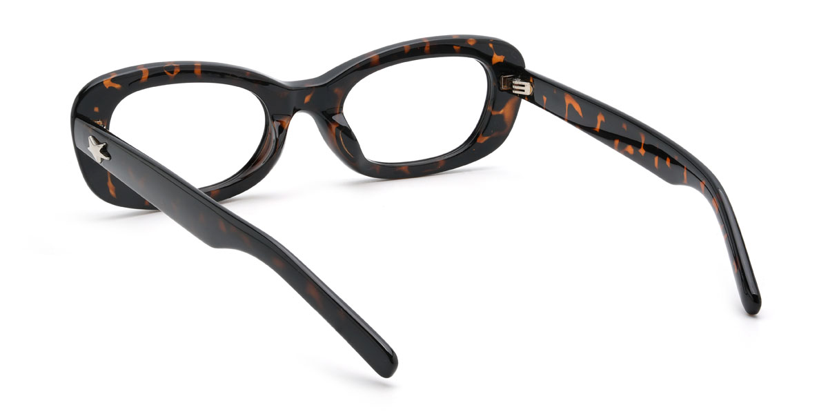 Tortoiseshell Collins Glasses - Rectangle Glasses
