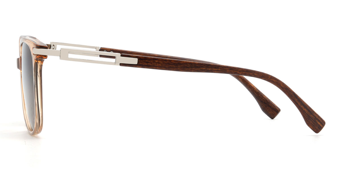 Orange Braun Killian Brille - Rectangle Sunglasses