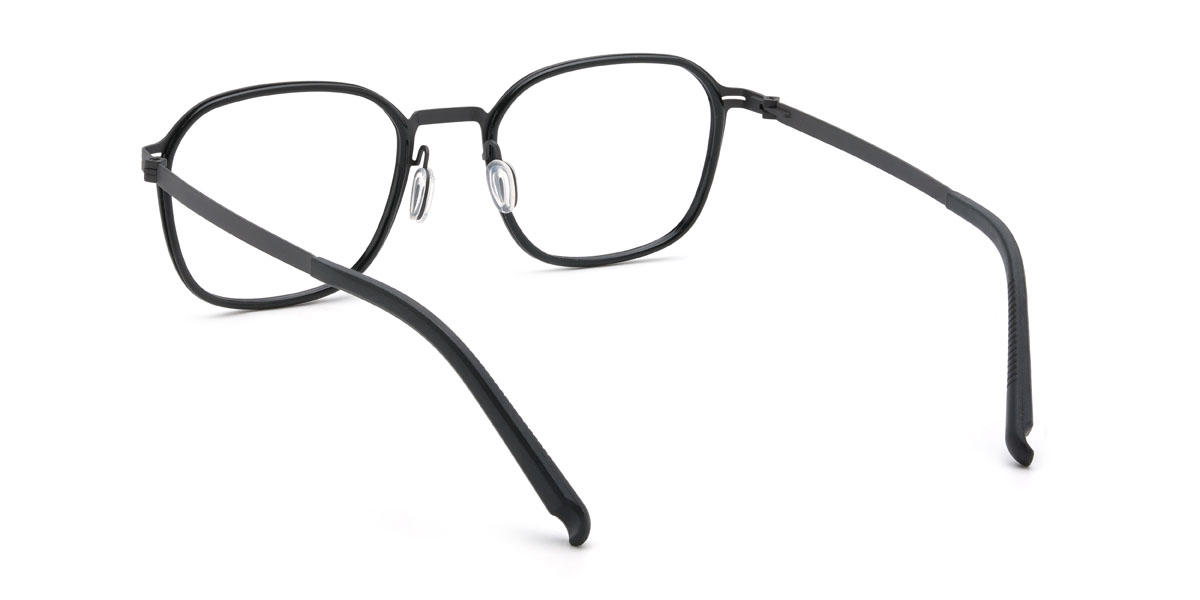 Black Gideon Glasses - Rectangle Glasses