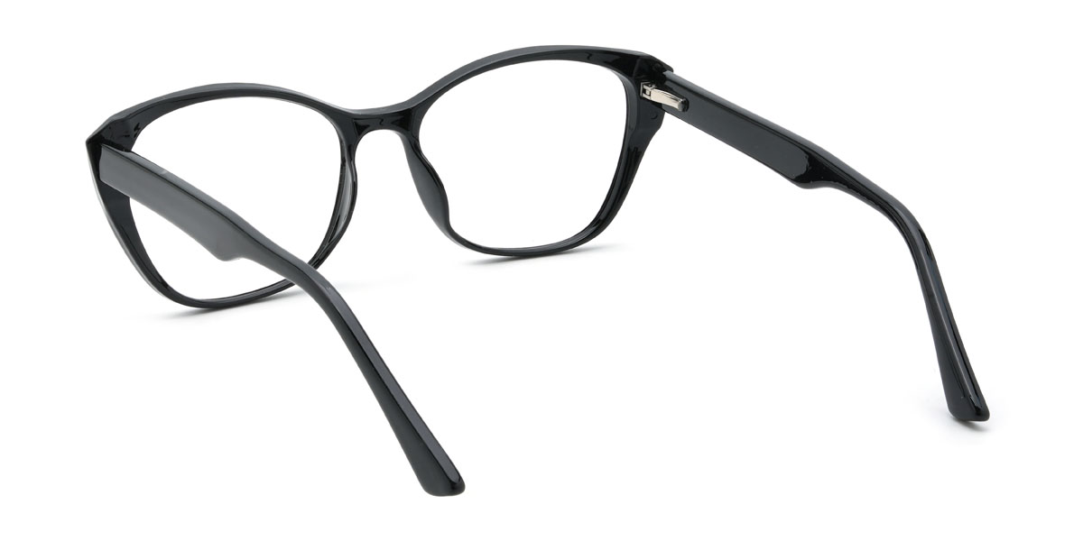 Black Juliana Glasses - Cat Eye Glasses