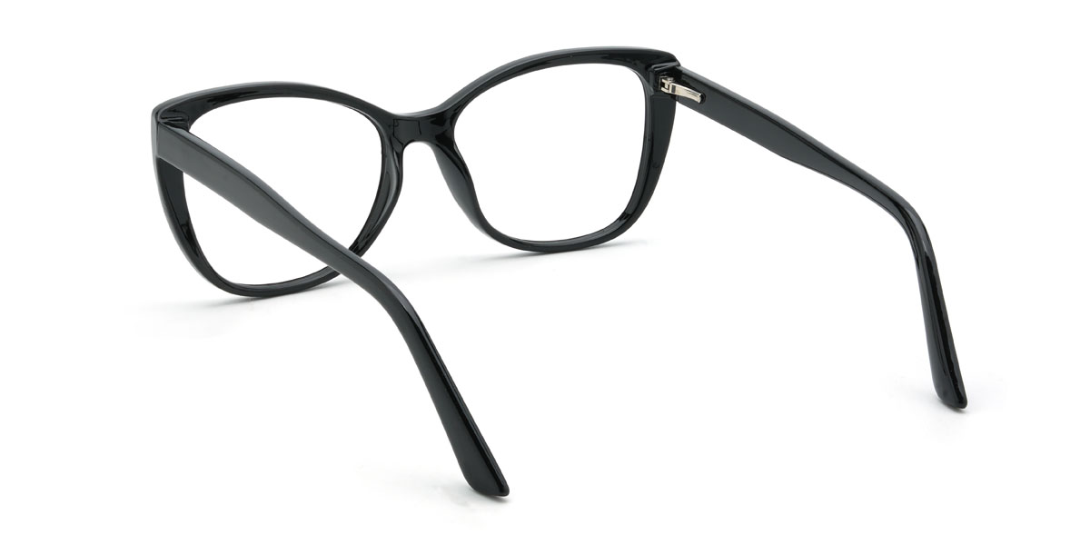 Black Amina Glasses - Cat Eye Glasses
