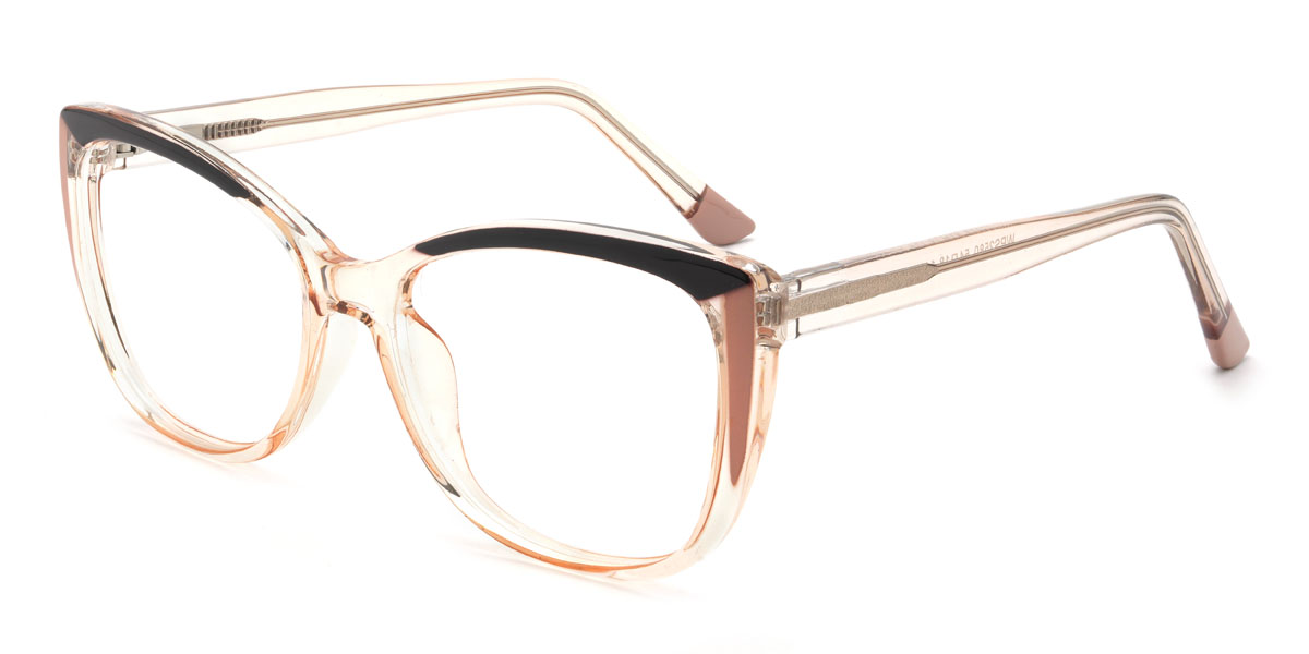 Orange Amina Glasses - Cat Eye Glasses