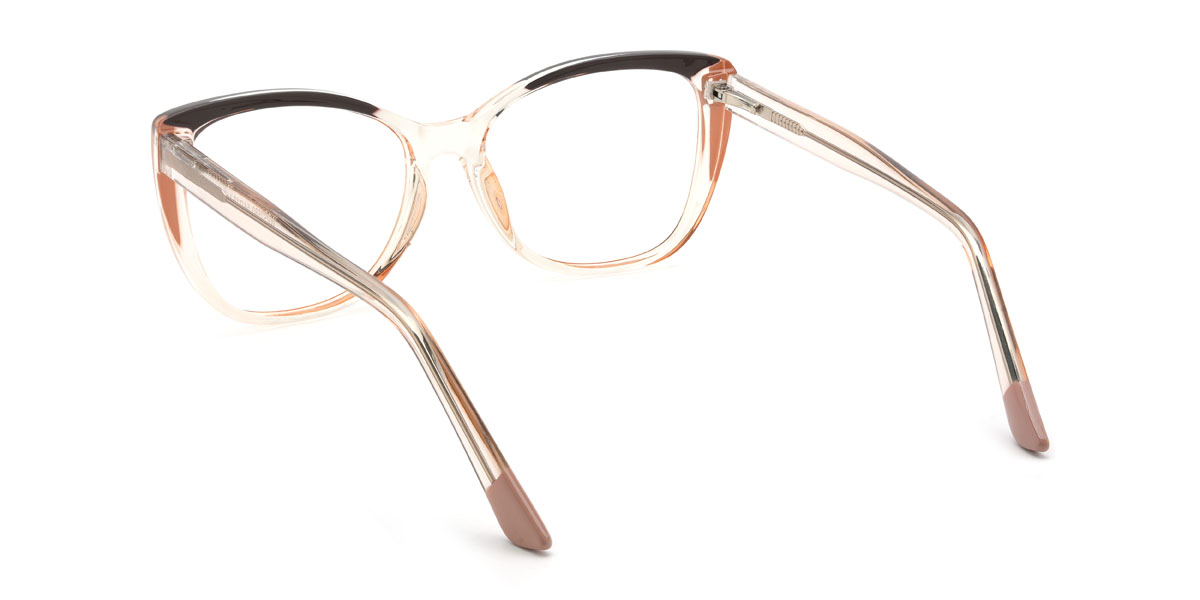 Orange Amina Glasses - Cat Eye Glasses