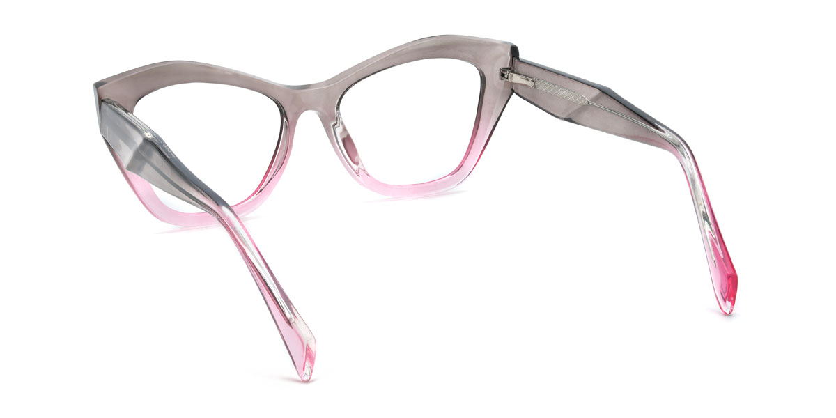 Grey Pink Mariana Glasses - Cat Eye Glasses