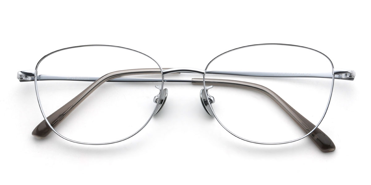 Silver Travis Glasses - Rectangle Glasses