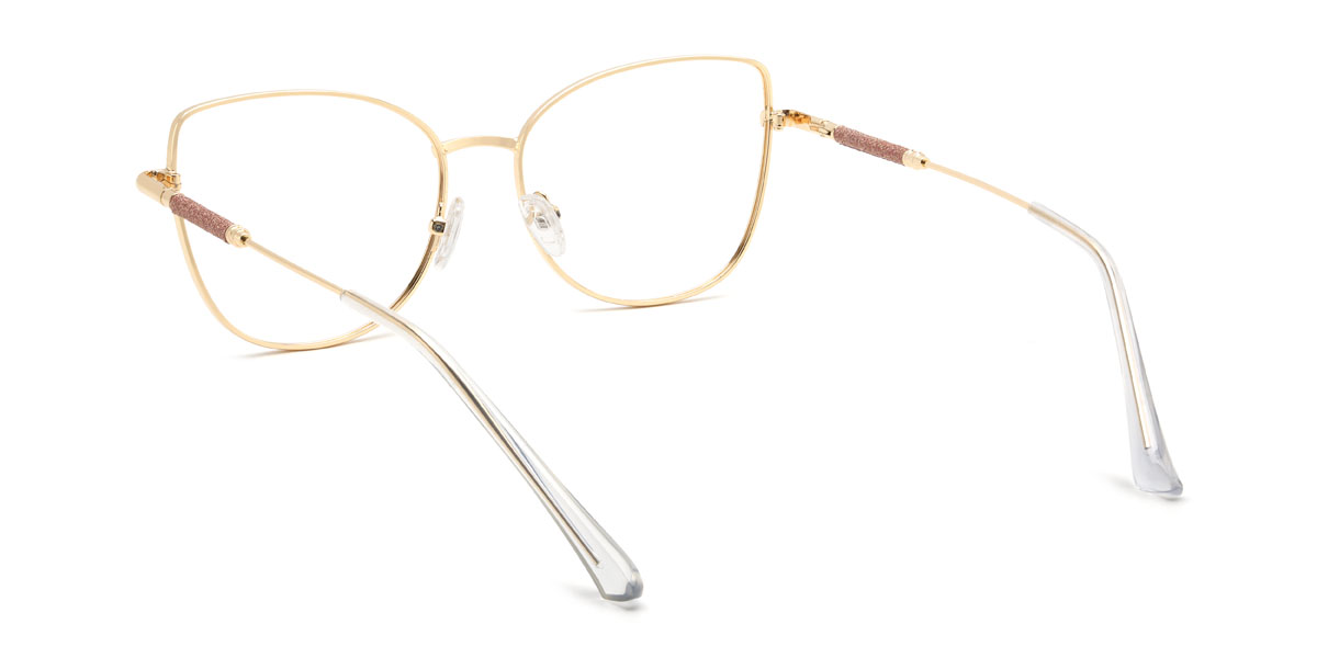 White Evelynn Glasses - Cat Eye Glasses