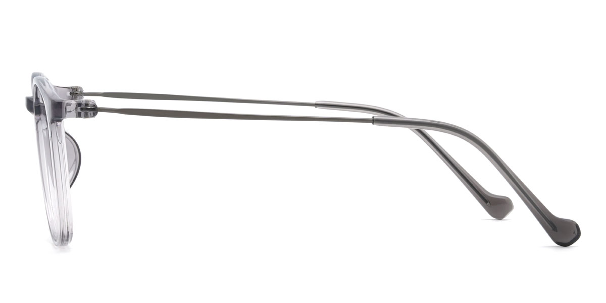 Clear Grey Griffin Glasses - Rectangle Glasses