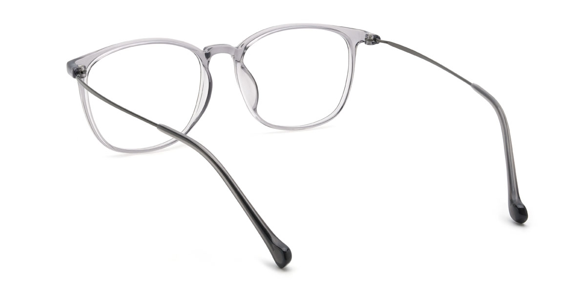Clear Grey Griffin Glasses - Rectangle Glasses