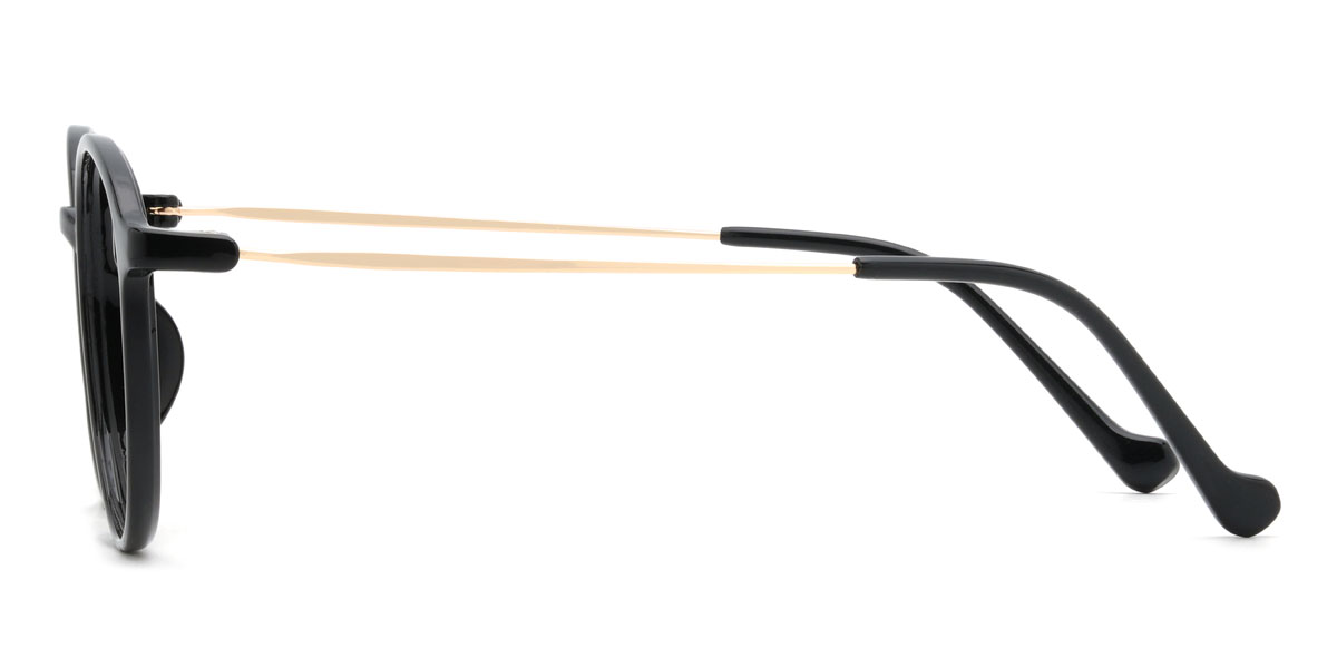 Black Damien Glasses - Oval Glasses