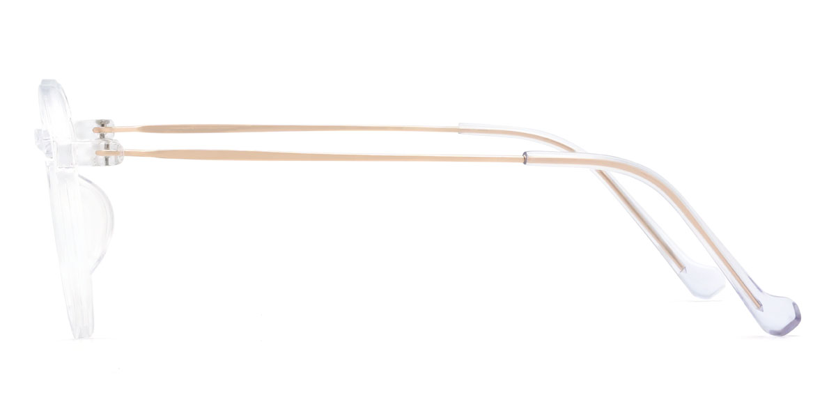 Clear Damien Glasses - Oval Glasses