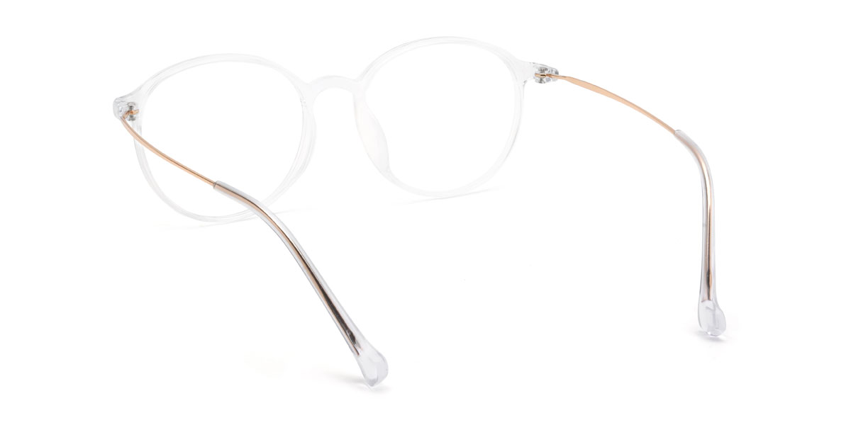 Clear Damien Glasses - Oval Glasses