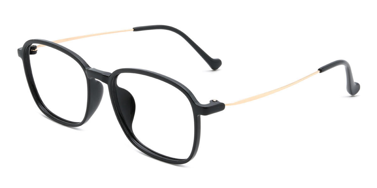 Black Casey Glasses - Rectangle Glasses