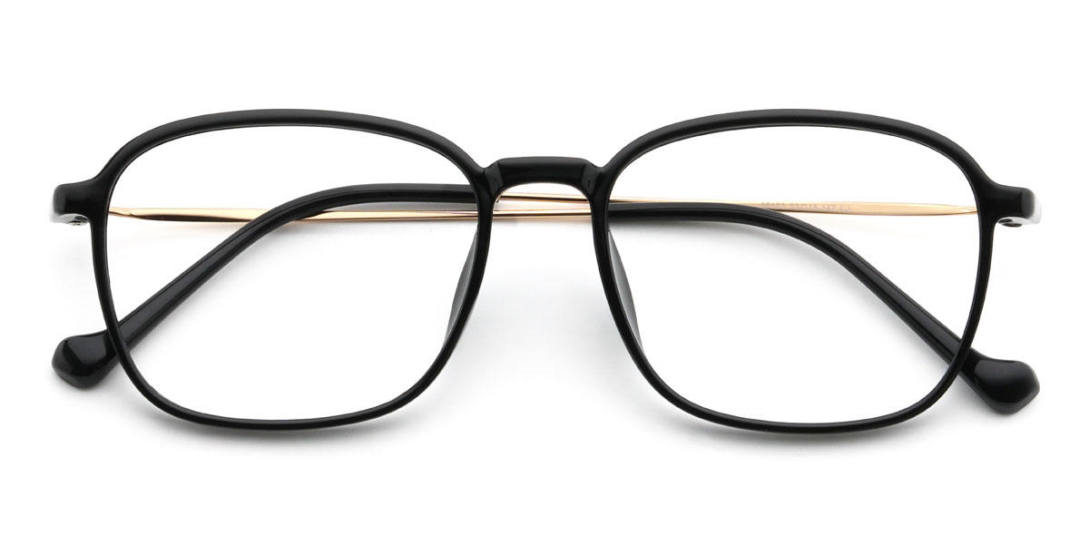 Black Casey Glasses - Rectangle Glasses