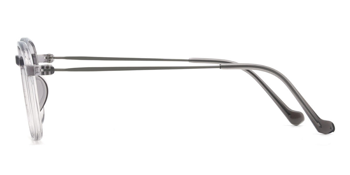 Clear Grey Casey Glasses - Rectangle Glasses