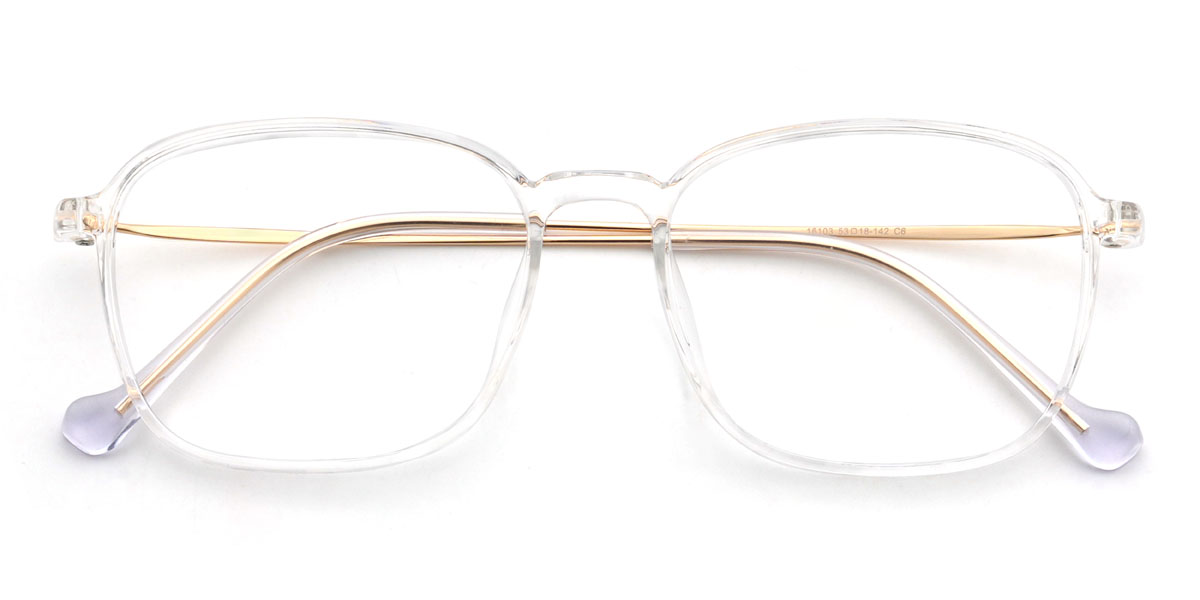 Clear Casey Glasses - Rectangle Glasses