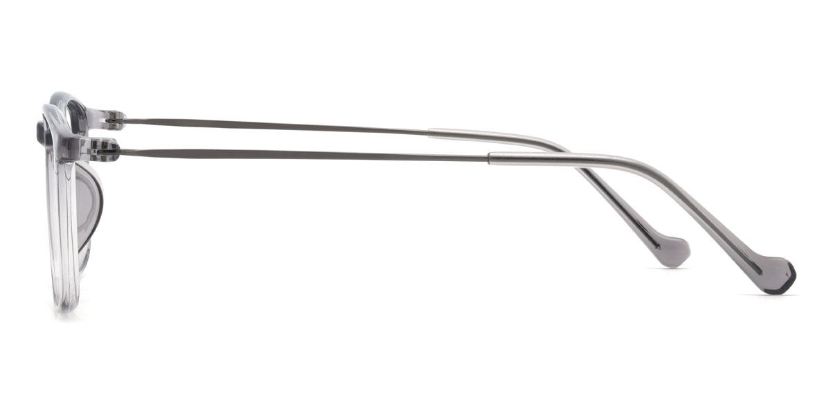 Clear Grey Kameron Glasses - Rectangle Glasses