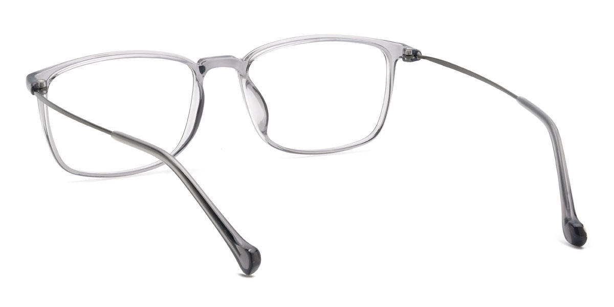 Clear Grey Kameron Glasses - Rectangle Glasses