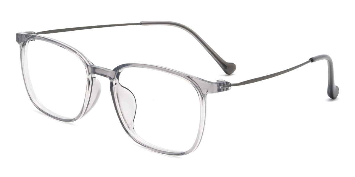 Clear Grey Bradley Glasses - Rectangle Glasses