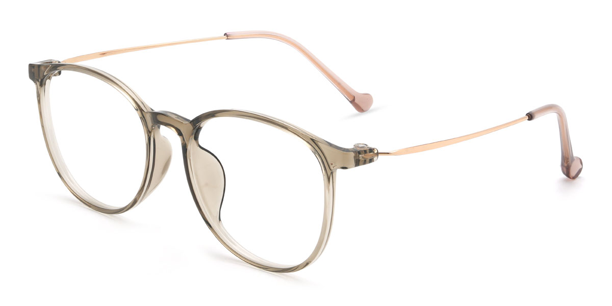 Olive Green Julius Glasses - Oval Glasses