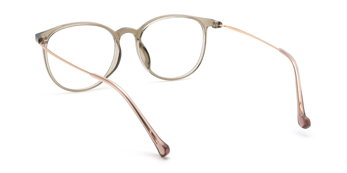 Olive Green Julius Glasses - Oval Glasses