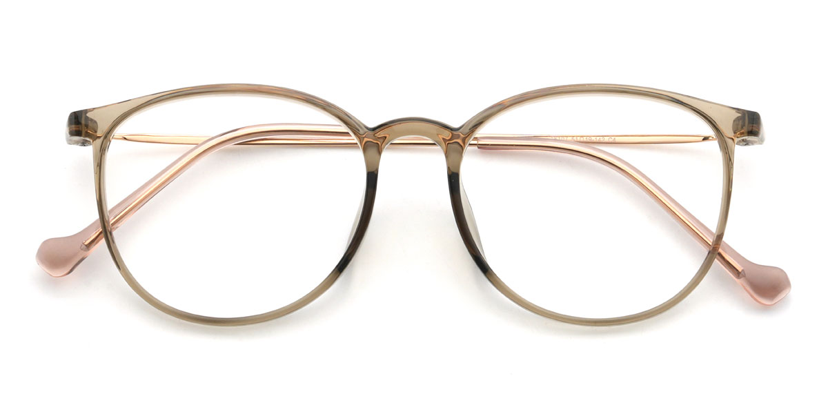 Olive Green Julius Glasses - Oval Glasses